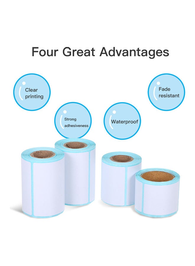 Generic Thermal Label Sticker 10 Roll multicolour  - Image 2