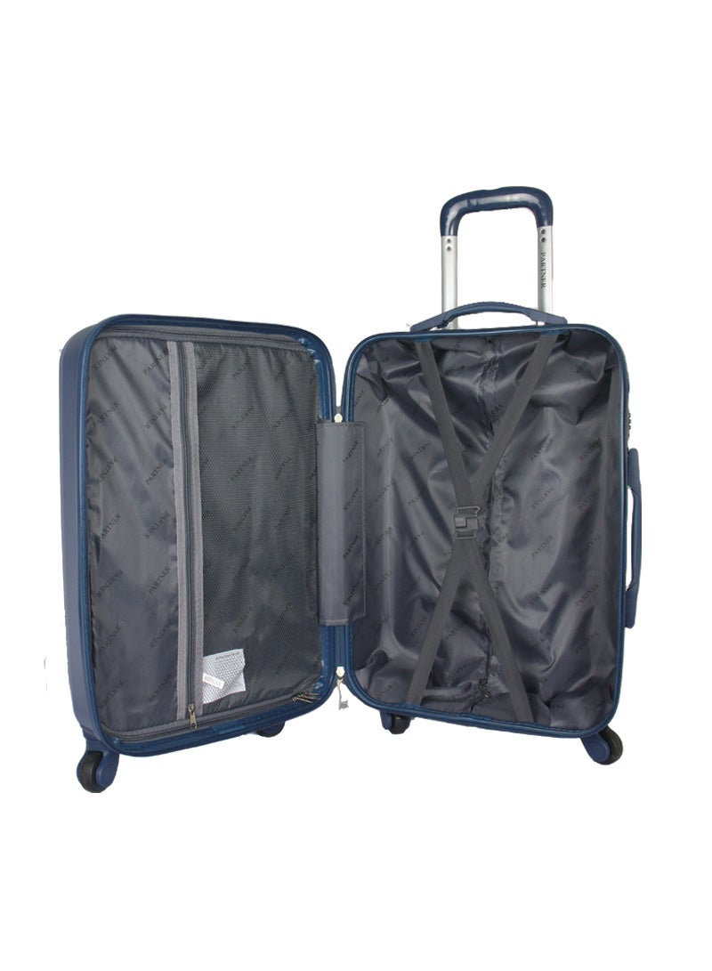 PK 3-Piece Luggage Trolley Set With Briefcase Blue - Image 5