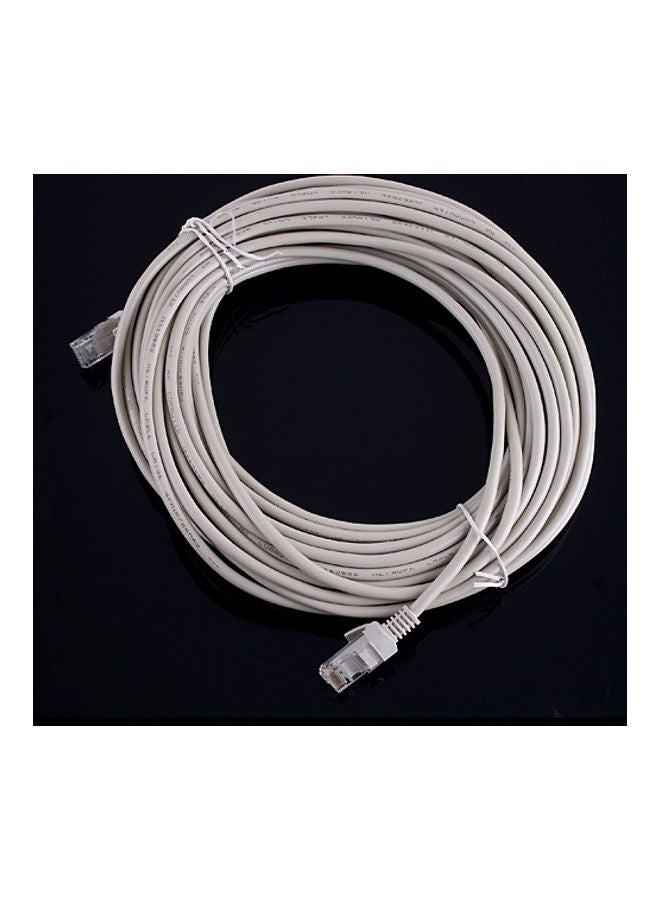 ماركة غير محددة كابل توصيل شبكة إيثرنت RJ45 أبيض  - Image 1