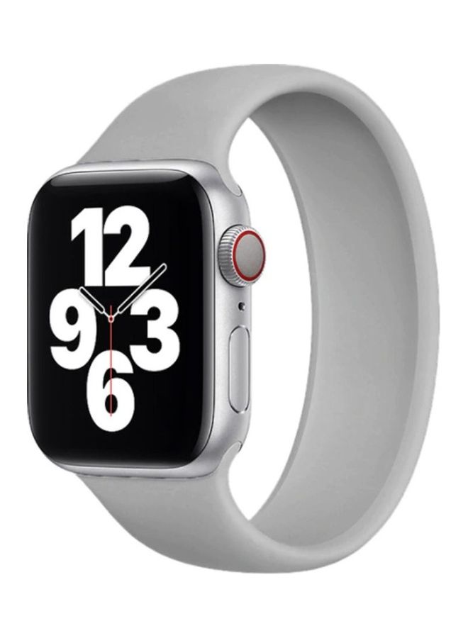 Replacement Elastic Silicon Solo Loop Strap Grey
