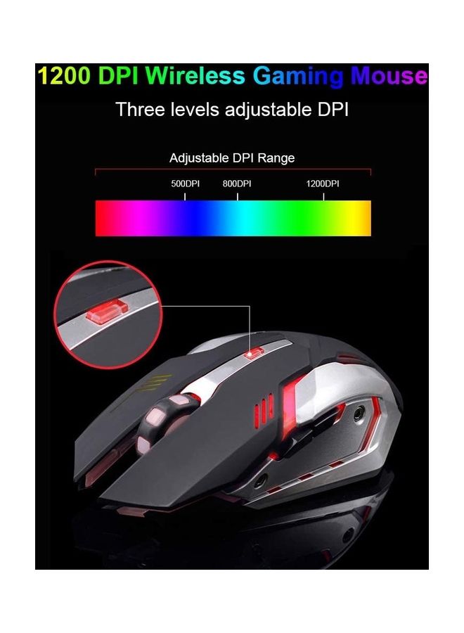Wireless Gaming Mouse 1800DPI - Image 2