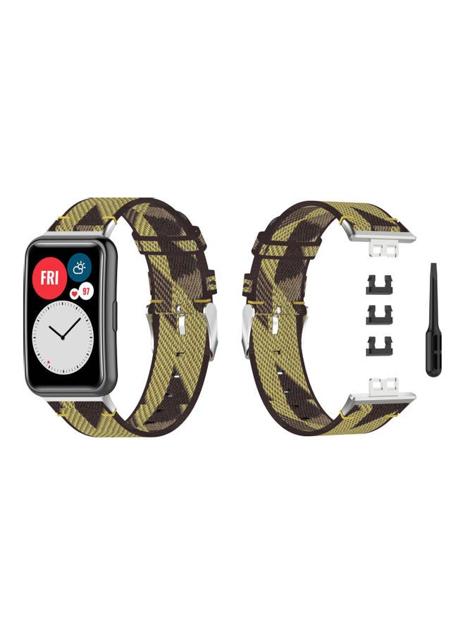 Perfii Buckle Replacement Band For Huawei Watch Multicolour - Image 2