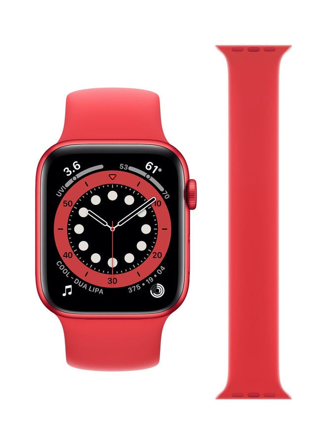 Perfii Replacement Band For Apple Watch Series 1/2/3/4/5/6/SE 38/40mm Red - Image 2