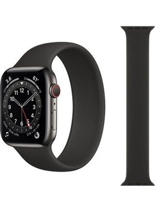 Replacement Band For Apple Watch Series 1/2/3/4/5/6/SE 42/44mm Black - v1610533713/N43429380A_1