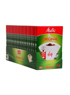 Melitta 40-Piece Original Coffee Filter, Pack Of 18 White 8x5inch  - Image 1