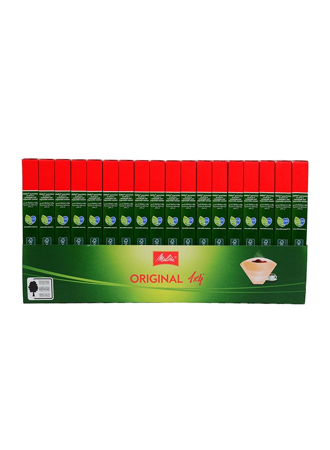 Melitta 40-Piece Original Coffee Filter, Pack Of 18 White 8x5inch  - Image 2