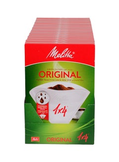 Melitta 40-Piece Original Coffee Filter, Pack Of 18 White 8x5inch  - Image 3
