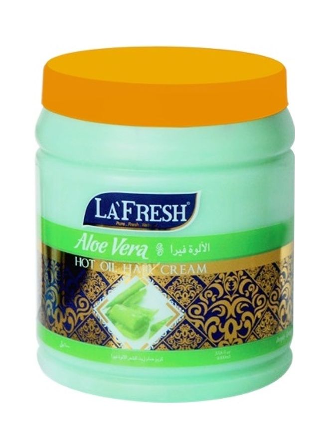 LA FRESH Aloe Vera Hot Oil Hair Cream Clear 1000ml - Image 1