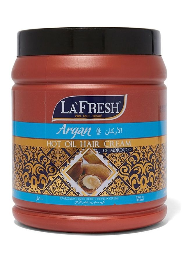 LA FRESH Mask Argan Hot Oil Hair Cream Clear 1000ml - Image 1