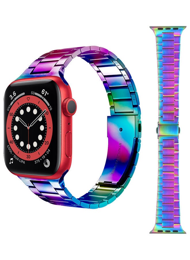 Perfii Replacement Band For Apple Watch Series 1/2/3/4/5/6/SE 38/40mm Colourful - Image 1