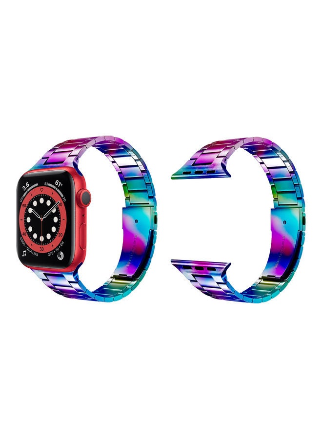 Perfii Replacement Band For Apple Watch Series 1/2/3/4/5/6/SE 38/40mm Colourful - Image 2