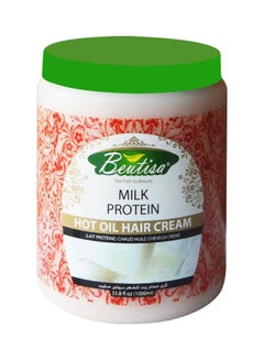 BEUTISA Milk Protein Hot Oil Hair Cream White,Red,Green,Black 1000ml  - Image 1