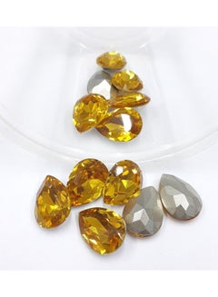 Generic 12-Piece Drop Shaped Glass Crystal  - Image 2