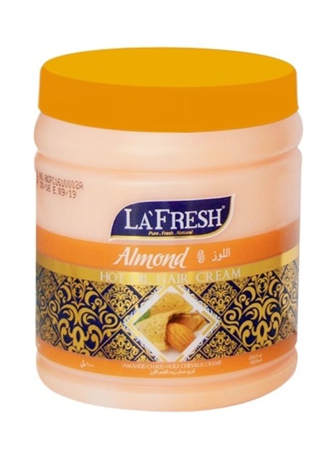 LA FRESH Almond Hot Oil Hair Cream Pink,Yellow,Orange,Blue 1000ml - Image 1