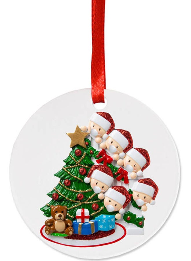 Tree Hanging Ornament Multicolour 10cm - Image 1