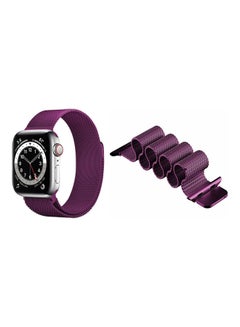 Perfii Milanese Replacement Band for Apple Watch Purple  - Image 2