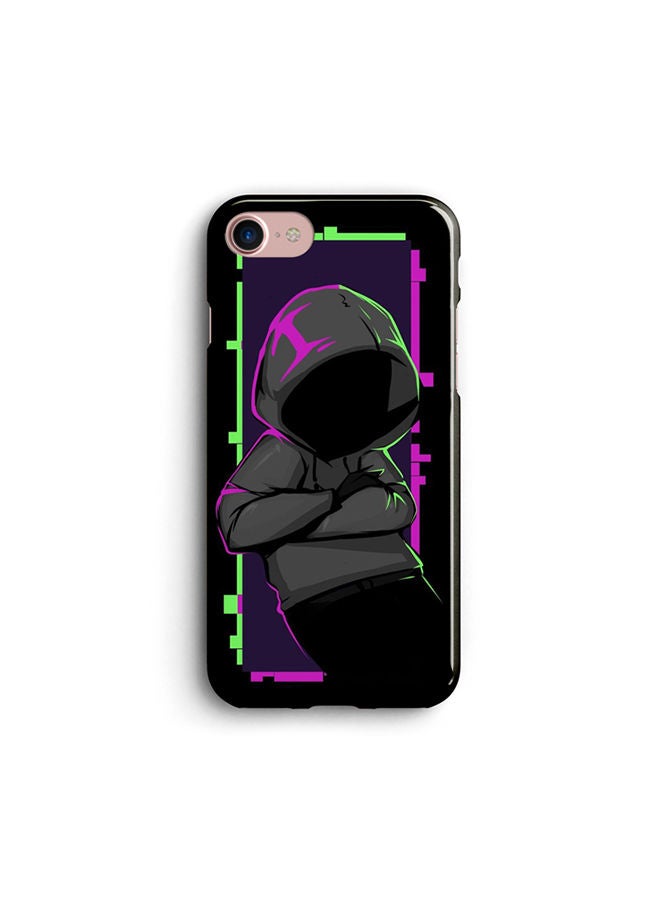 Generic - Hide Man Silicone Printed Case For iPhone 8 Multicolour - Image 1