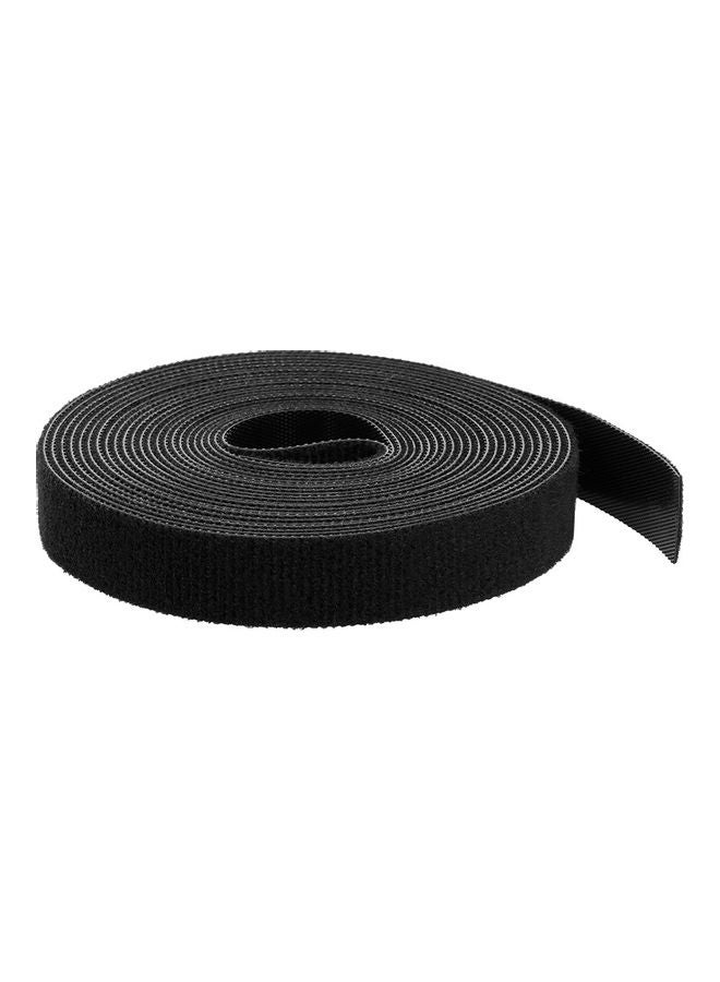 Self-Adhesive Reusable Cable Loop Strap Black - Image 2