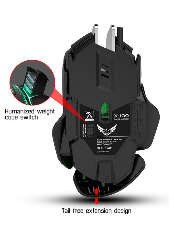 Generic X400 USB Wired Optical Gaming Mouse  - Image 2