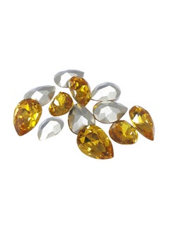 Generic 12-Piece Drop Shaped Glass Crystal  - Image 1