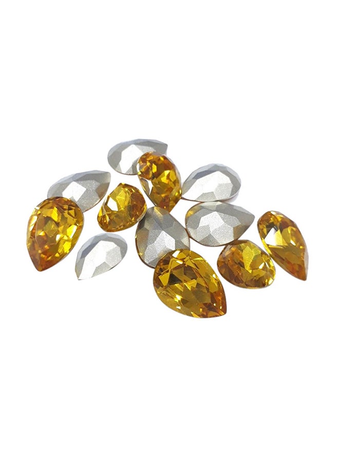 Generic - 12-Piece Drop Shaped Glass Crystal - Image 1