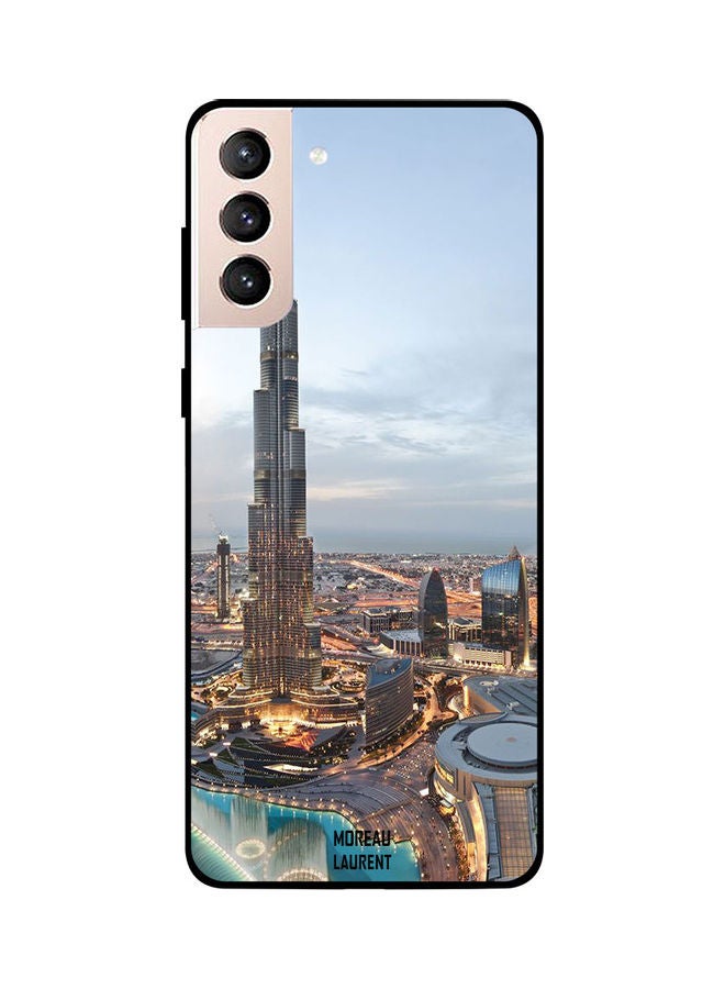 Moreau Laurent Protective Case Cover For Samsung Galaxy S21 Plus Beautriful View Of Downtown Dubai - Image 1