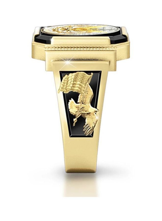 Beauenty Copper Russian Military Signet Ring - Image 3