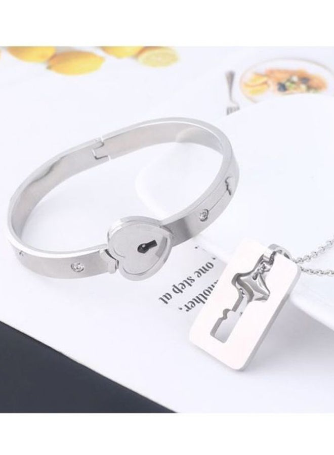 Beauenty 2-Piece Stainless Steel Jewelry Set  - Image 3