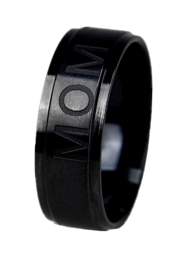 Beauenty Mom Word Engraved Stainless Steel Ring - Image 1