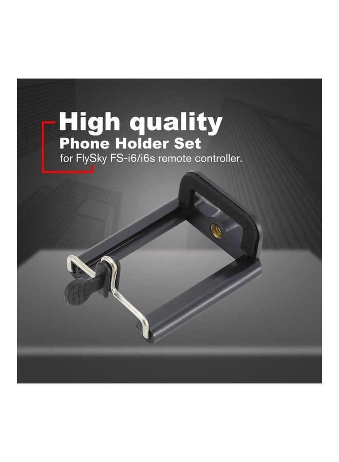 null - Phone Holder Clip Bracket Set For FlySky FS-I6 I6S - Image 1