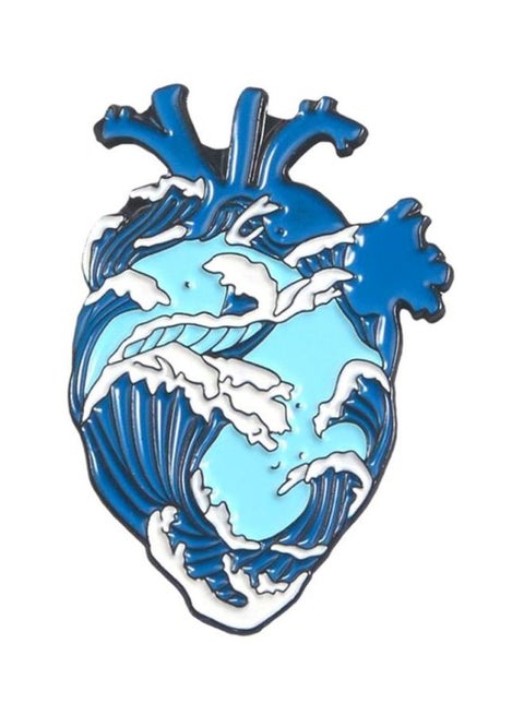 Creative Heart Design Brooch