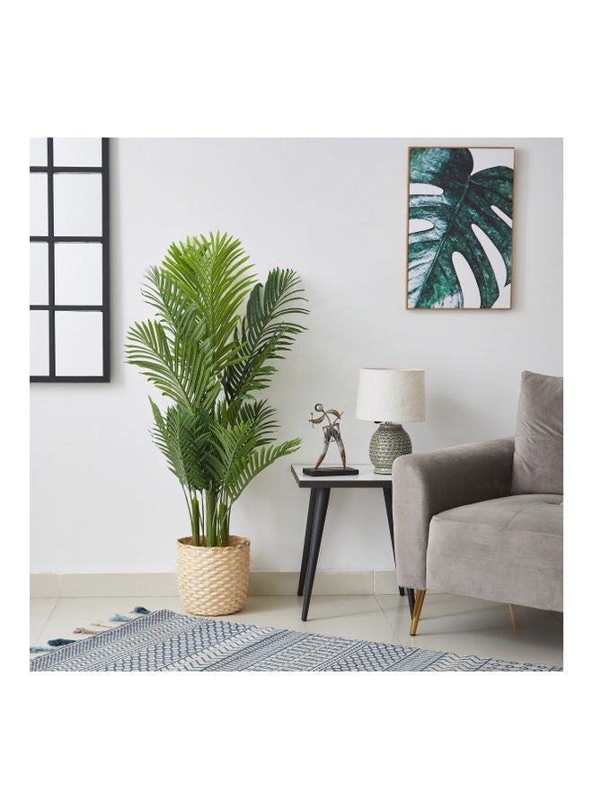 Artificial Kwai Palm Tree With Pot Green 140cm