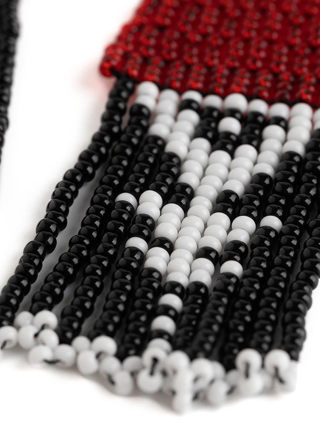 NINETY NINE BEADS - Handmade Beaded Plugin Earring - Image 1