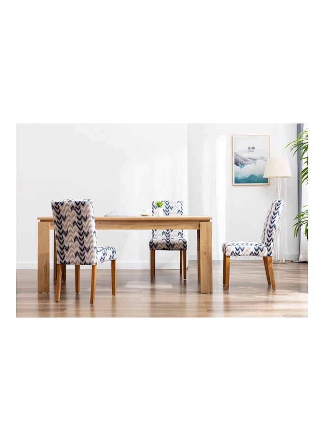 Home Box - 4-Seater Bali Dining Table Brown 120x75x80cm - Image 1