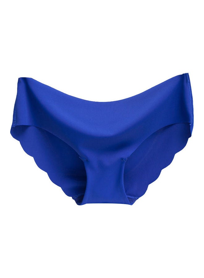 Solid Seamless Panty Blue
