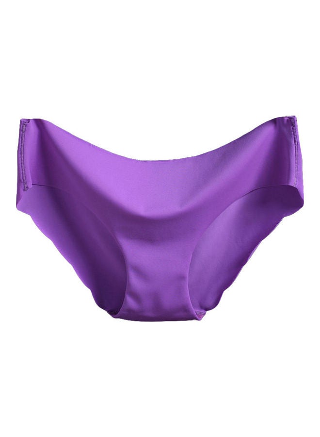 Solid Seamless Panty Purple 