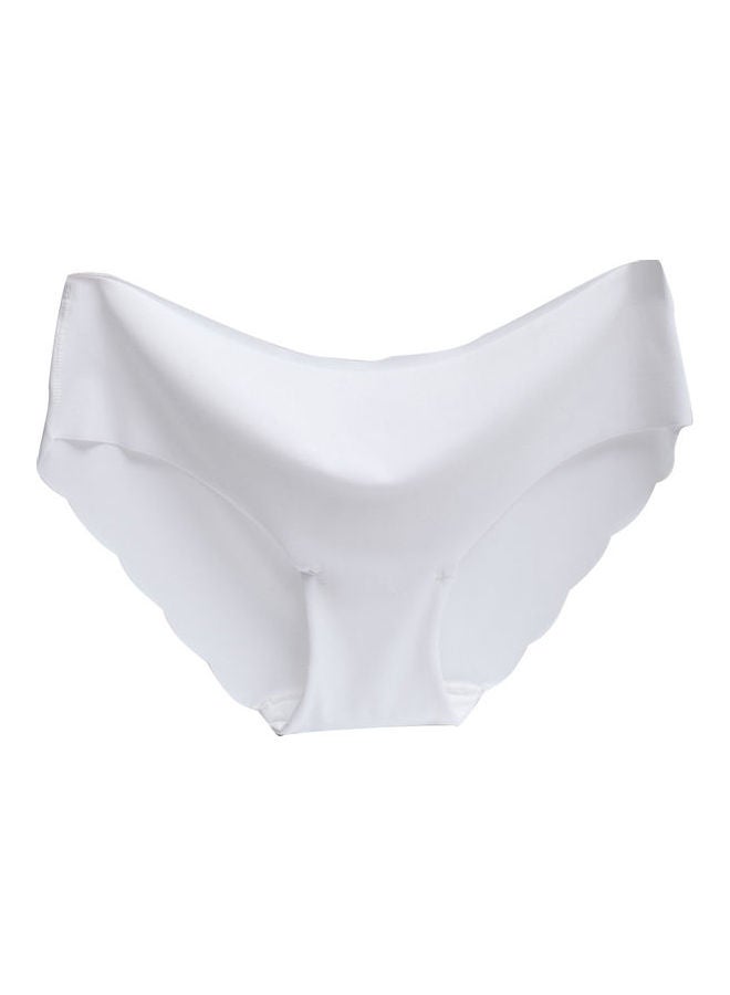 Solid Seamless Panty White 