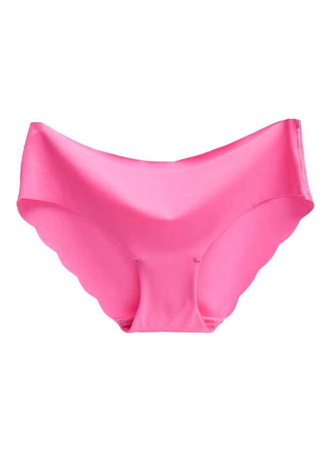 Solid Seamless Panty Rose Red 