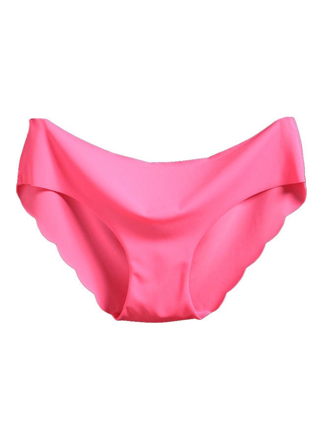 Solid Seamless Panty Watermelon Red
