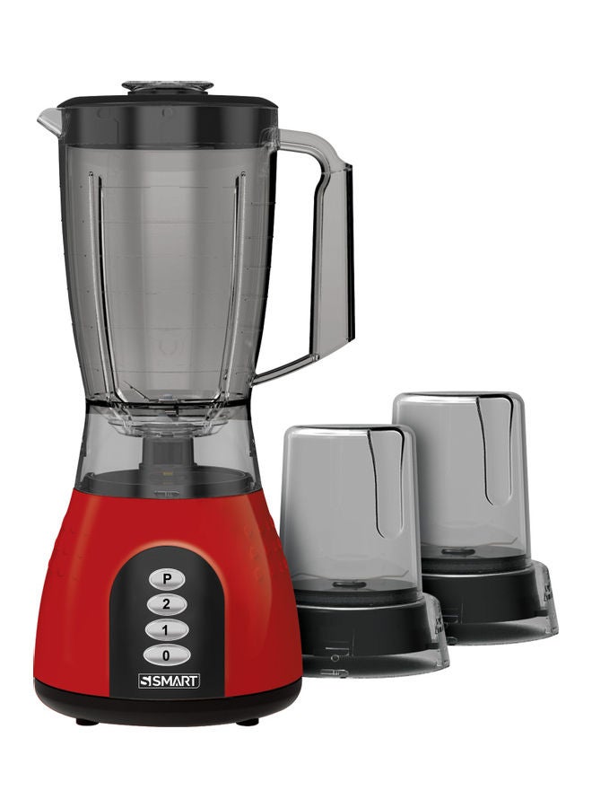 سمارت خلاط بيانو غير قابل للكسر سعة 1.5 لتر مع مطحنتين 1.5 L 500.0 W SBL104PU أحمر/أسود  - Image 2