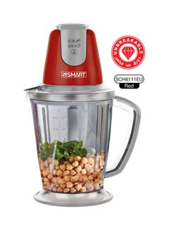 Smart Chopper 2L  Unbreakable Jar  6 Blades 2.0 L 600.0 W SCH6111EU Red/Silver  - Image 1