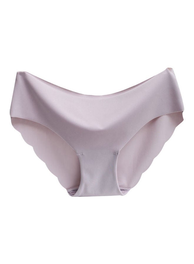 Solid Seamless Panty Grey