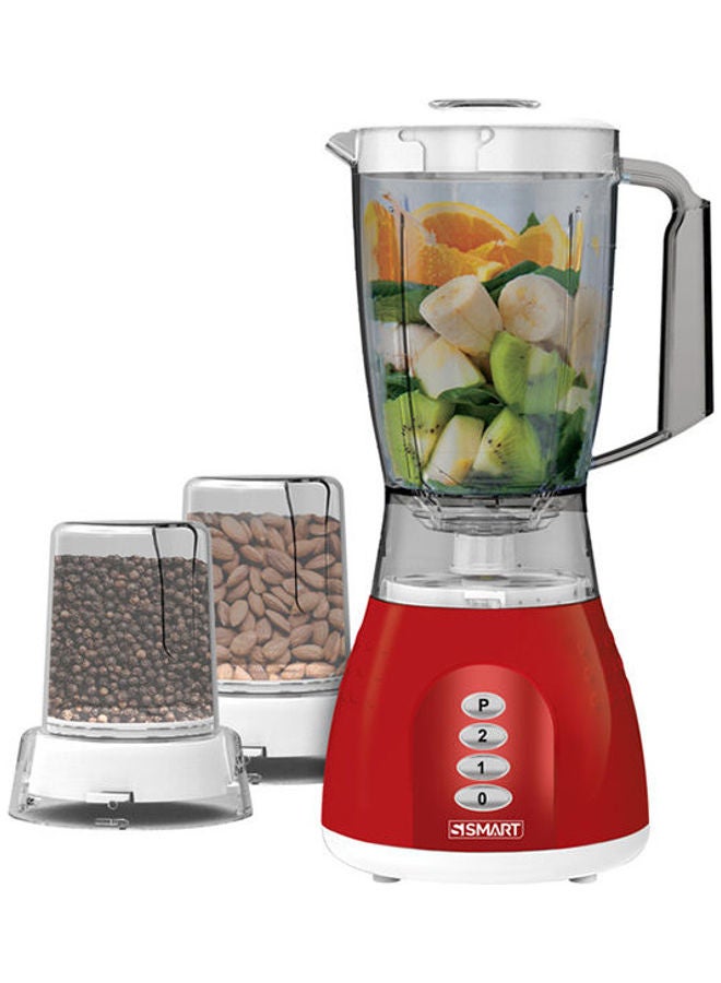 سمارت خلاط سعة 1.5 لتر ومطحنتي بيانو 1.5 L 500.0 W SBL102P أحمر/أسود  - Image 1