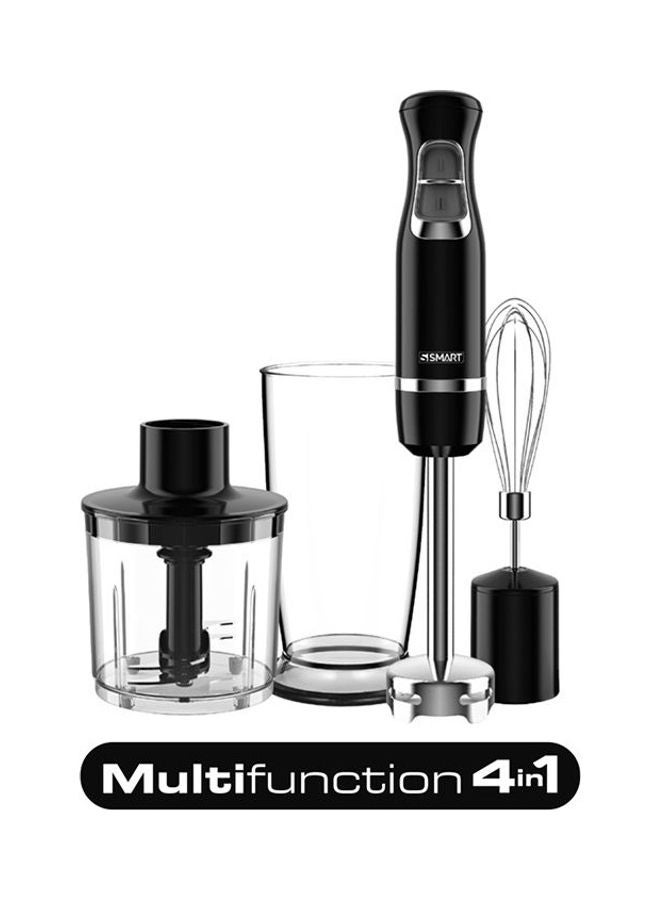 Smart Hand Blender Set 4×1 600Watt SHB6031BE Black - Image 1