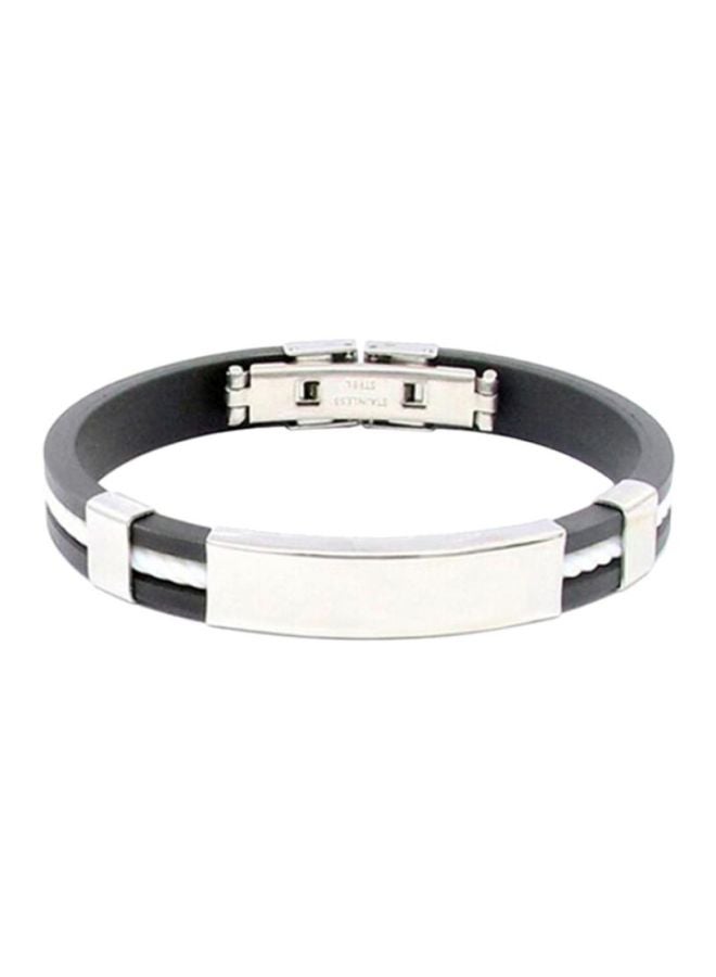 Bluelans Rubber Wristband Cuff Bracelet 