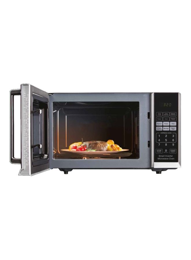 سمارت فرن ميكروويف يعمل باللمس سعة 25 لتراً 25 L 0 W SMW251AVB أسود/ فضي - Image 3