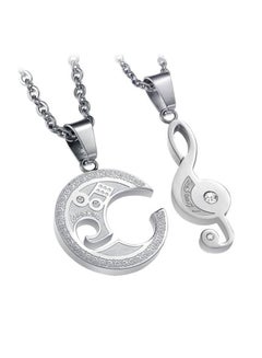 QiaoKai Love Is Melody Couple Pendant Necklace  - Image 1