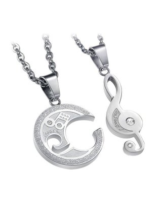 Love Is Melody Couple Pendant Necklace - v1610554923/N14421337A_1