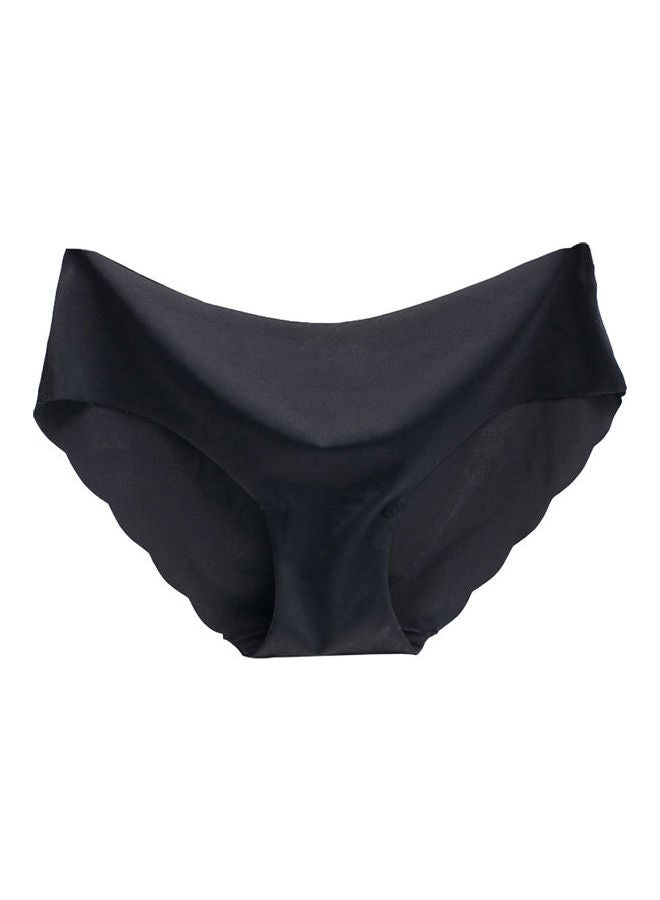Generic - Solid Seamless Panty Black - Image 1