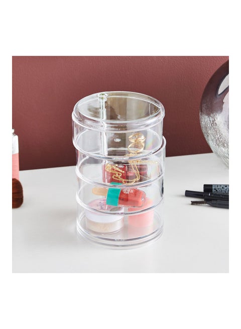 Crystal Cosmetics Organiser Clear
